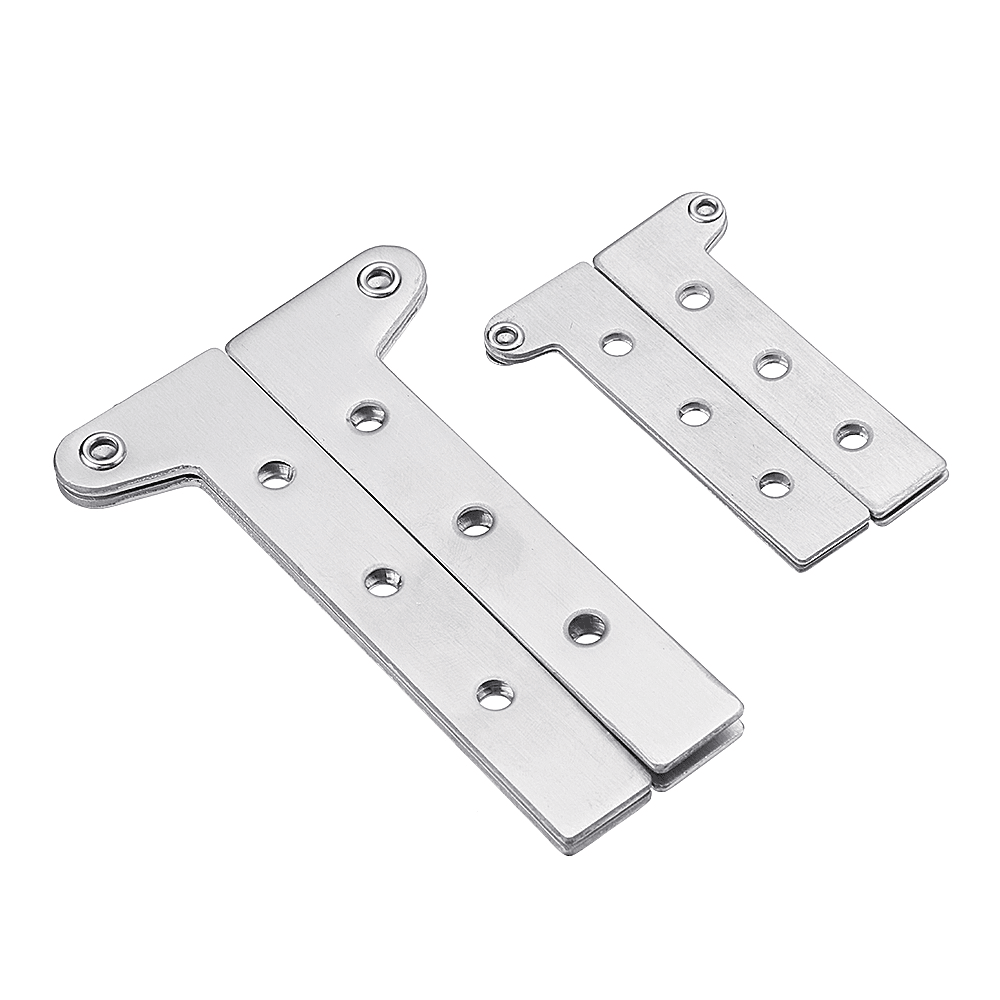 Stainless Steel Concealed Hinge 7-Shape Chicken Mouth Shape Door Hinge 360 Degree Rotating Hardware