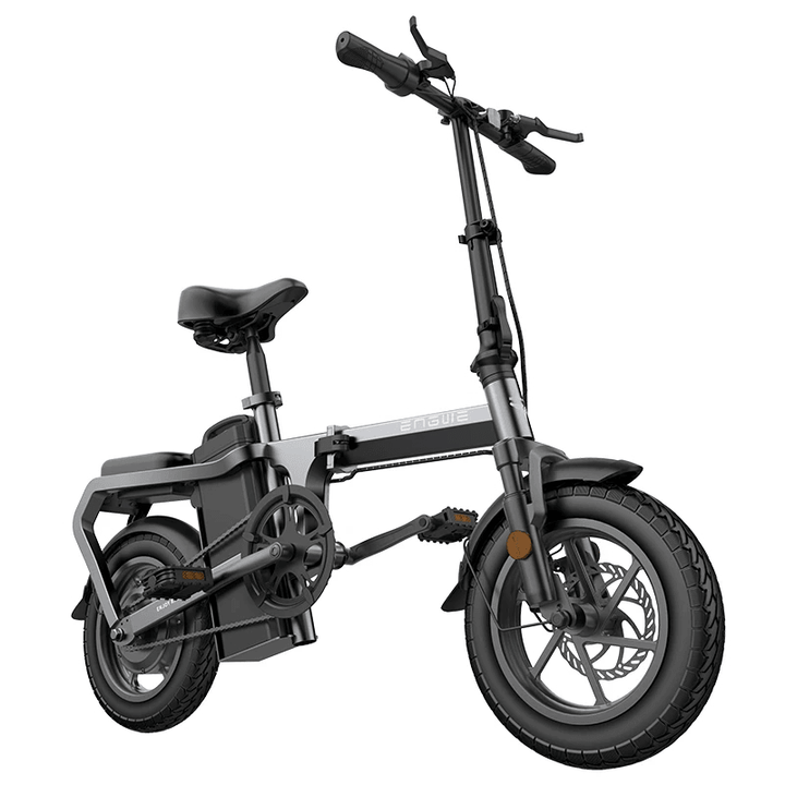 [US DIRECT] ENGWE X5 10Ah 48V 240W 14In Chainless Folding Electric Bike with Removable Battery 30Km/H Top Speed E Bike