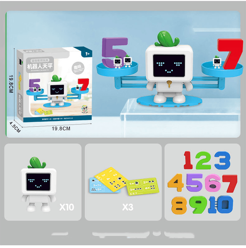 Digital Balance Scale Puzzle Board Game