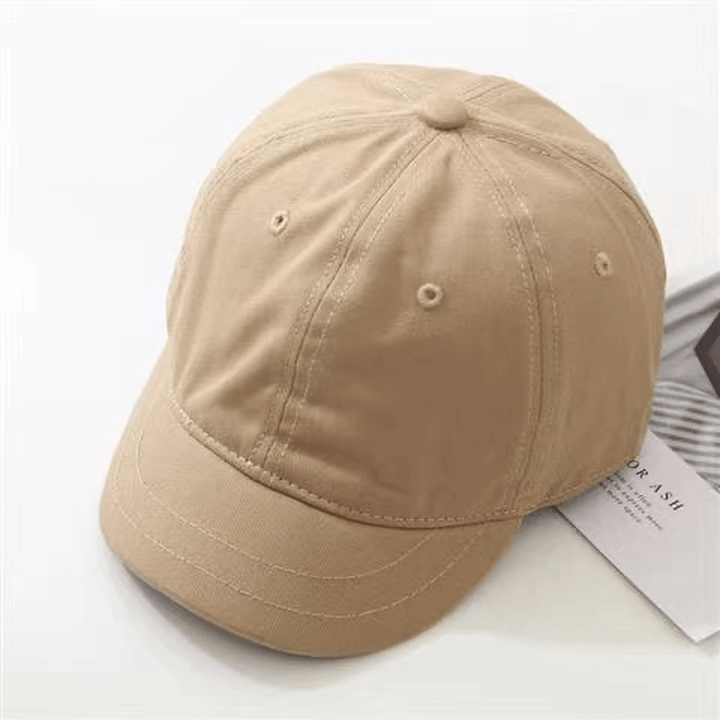 Men'S and Women'S Sunshade Soft Top Small Edge Baseball Equestrian Cap