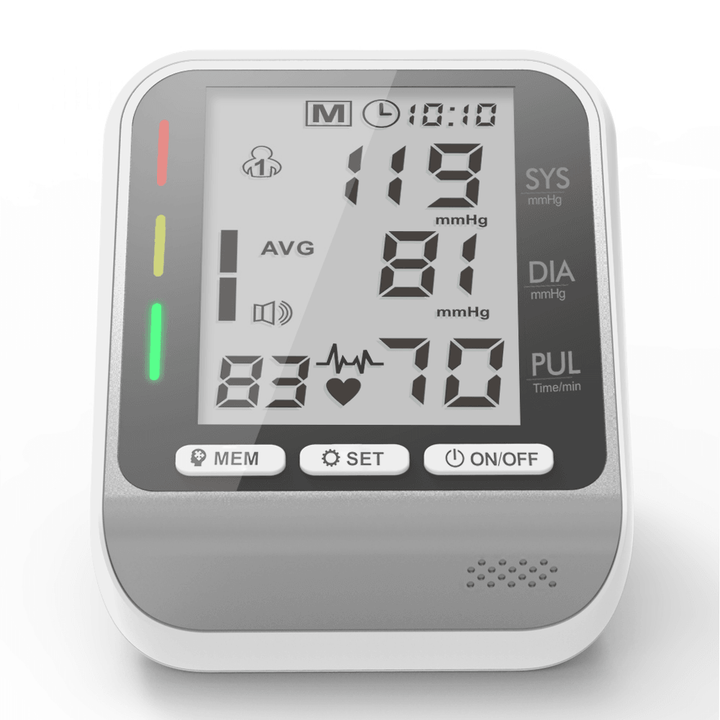 Boxym JZ-253A Wrist Blood Pressure Monitor Pulse Heart Beat Rate Monitoring Device Equipment Tonometer BP Mini Sphygmomanometer