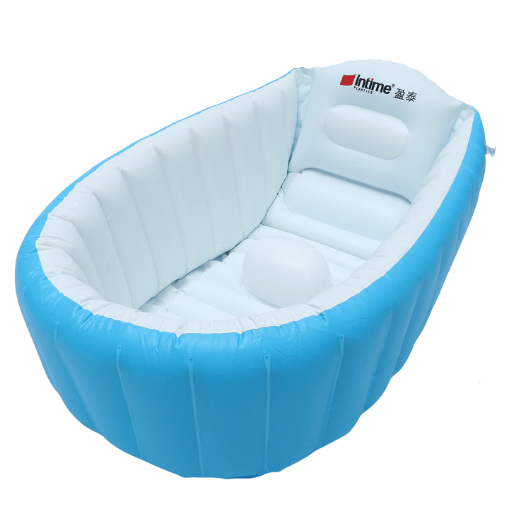 Portable Inflatable Bathtub for Babies Kid Baby Bath Thickening Folding