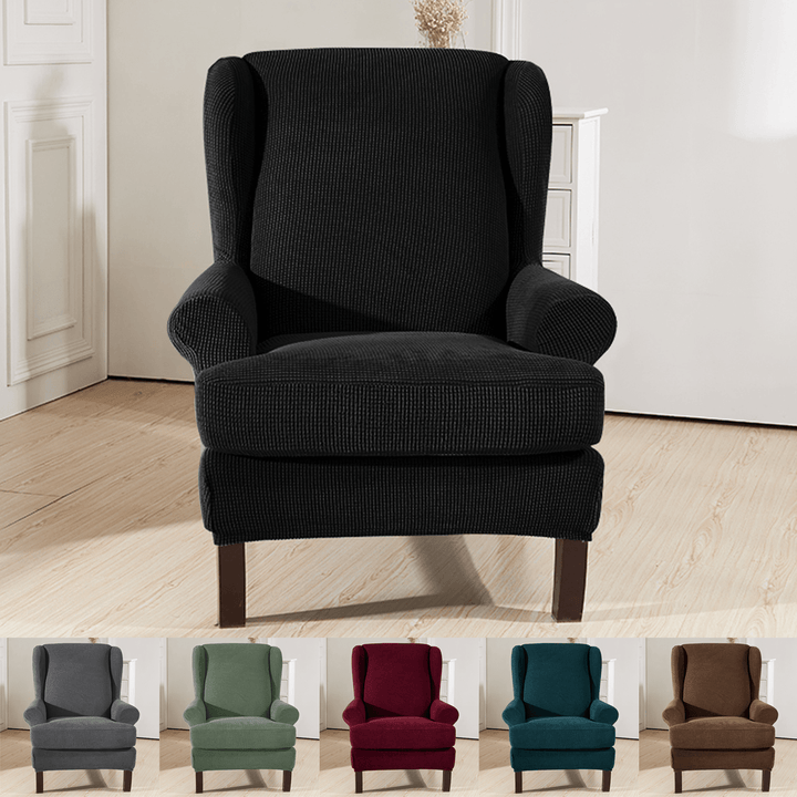 Stretch Protector Wingback Slipcover Recliner Wing Arm Chair Sofa Cover