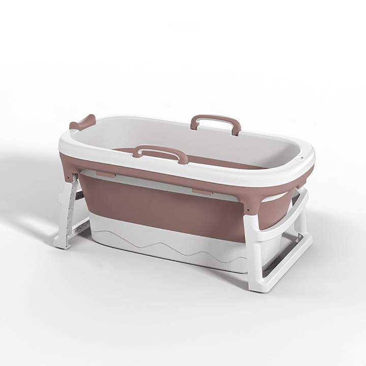 1.15/1.38M Large Thickened Bathtub Bath Barrel Adult Children'S Folding Tub Basin Baby Swim Tub Sauna 2Size