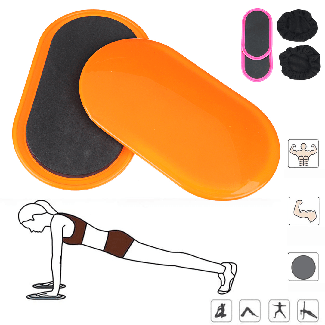 2Pcs Core Sliders Discs Training Gliders anti Sliding Plate Fitness Protector