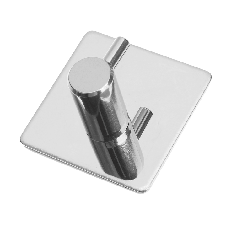 Stainless Steel Bathroom Robe Hooks Chrome Metal Towel Clothes Holder