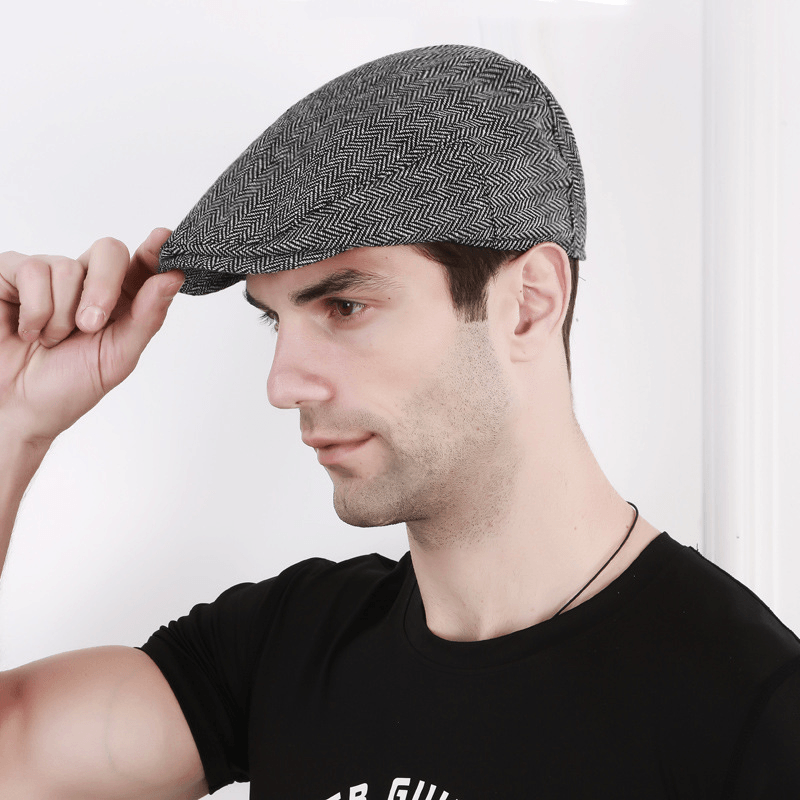 Men'S Creative Cotton Simple Beret