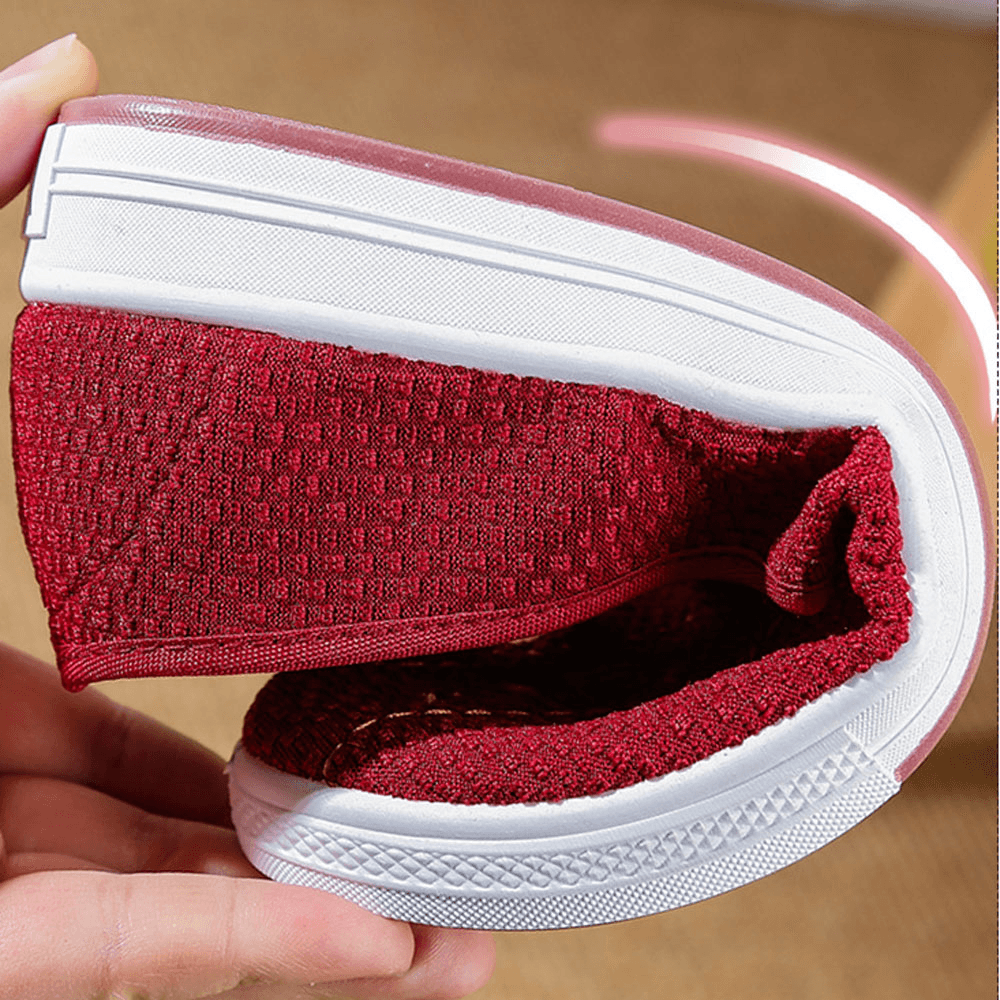 Women Embroidery Comfy Breathable Casual Shallow Slip on Flat Loafers