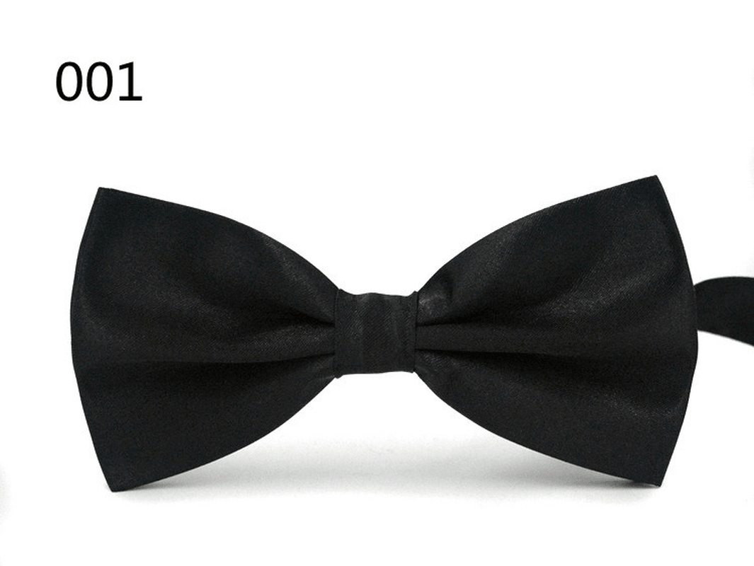 Bright Casual Men'S Solid Color Bow Tie