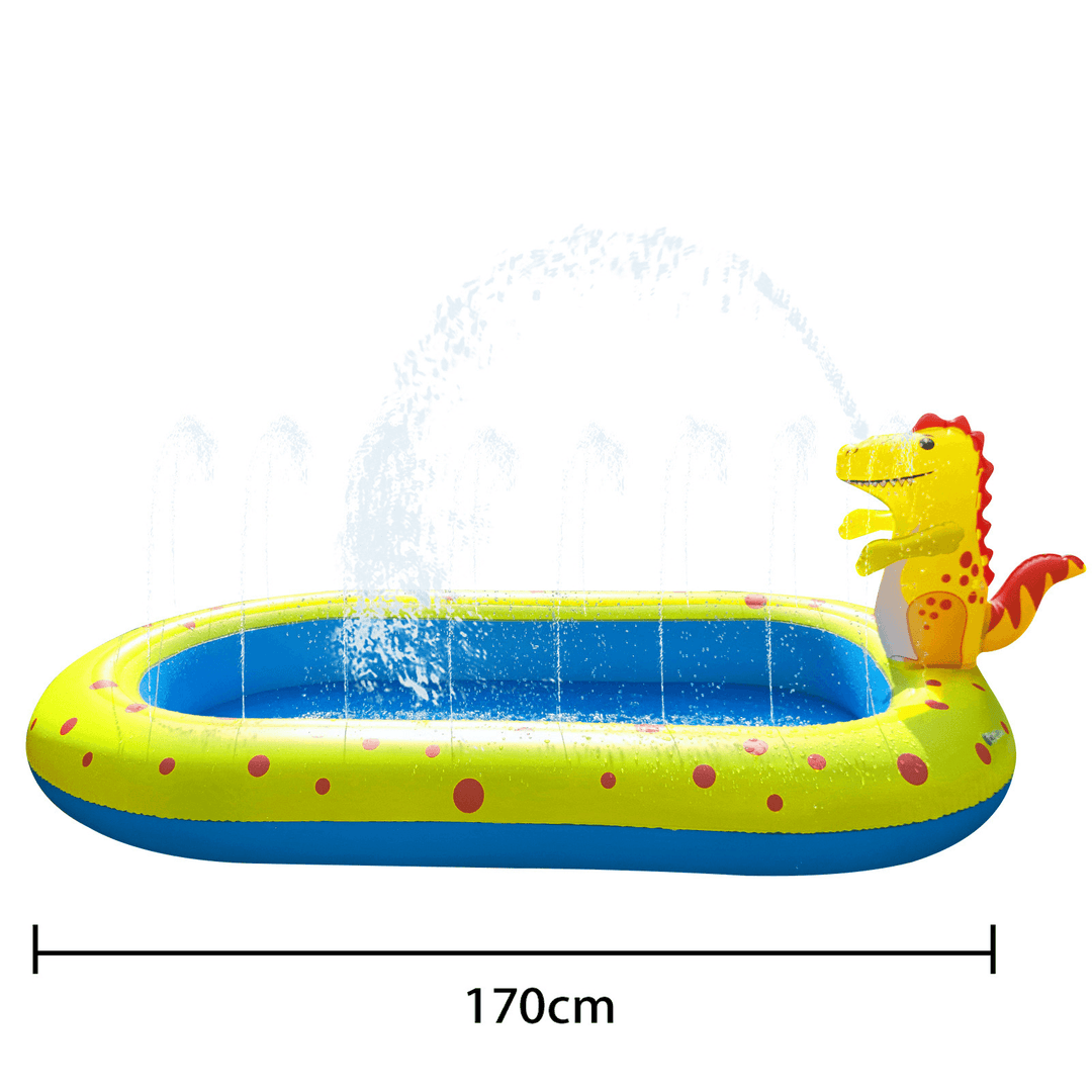 Inflatable Cartoon Dinosaur Fountain Swimming Pool Children'S Kindergarten Outdoor Water Baby Watering Toys