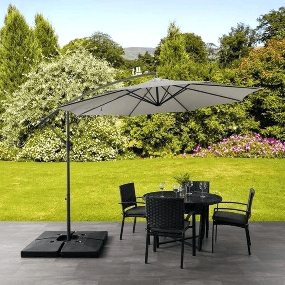 GREATT 3M Outdoor Umbrella Canopy Replacement Fabric Garden Parasol Roof for 8 Arm Sun Cover