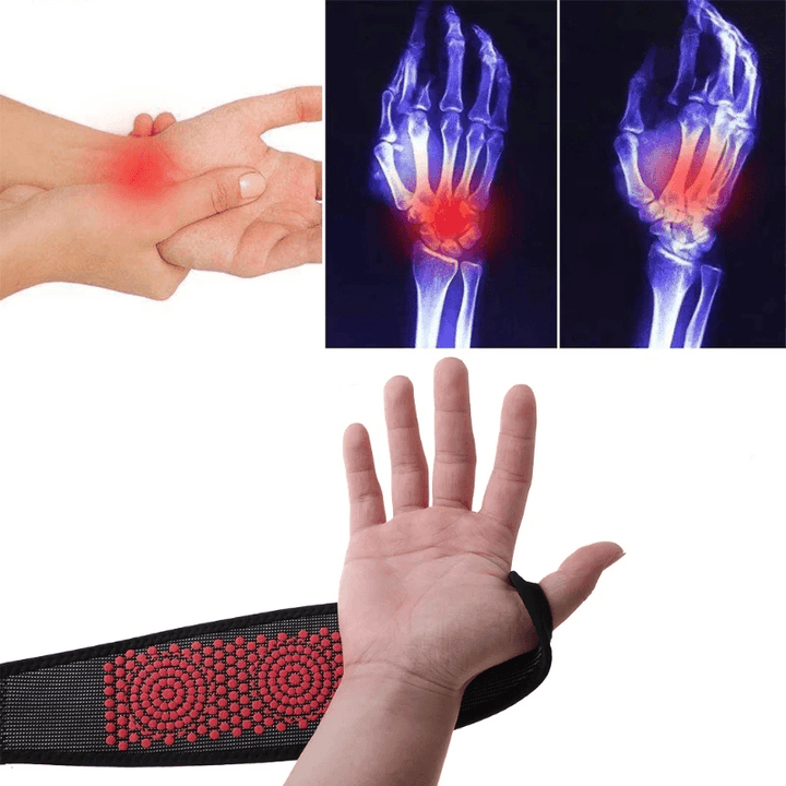 1PCS Self-Heating Wrist Brace Sports Protection Magnetic Therapy Tourmaline Arthritis Pain Relief Braces Belt for Health Care Tools