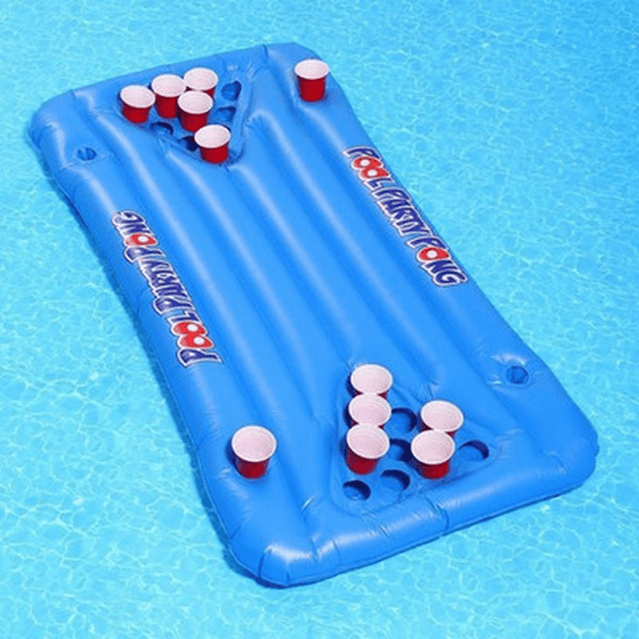 Swimming Pool Float Liquor Table Holder Pool Pond Inflatable Air Mattress for Home Sports Gam Party