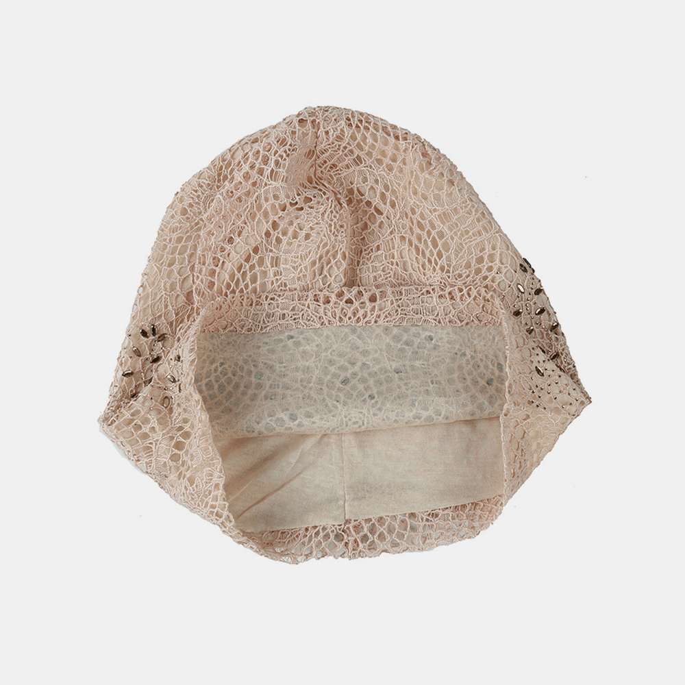 New Knitting Cutout Beanie Hat Breathable Caps