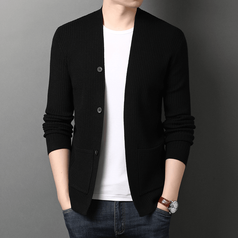 Men'S Sweater Coat Quality Simple Sweater