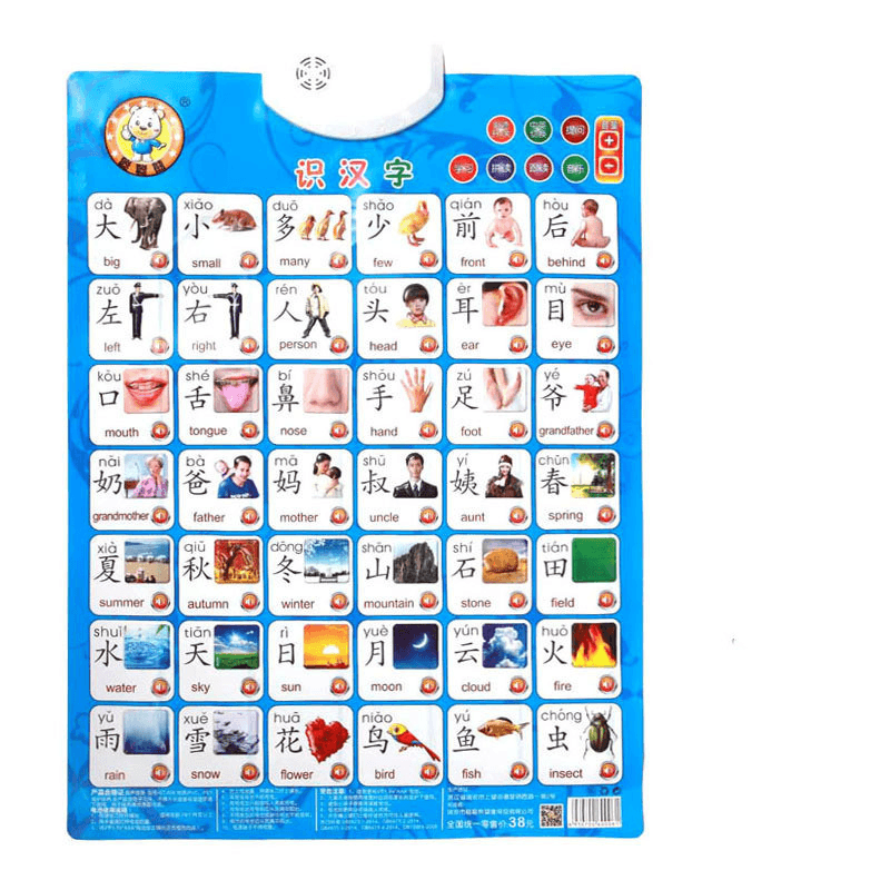 Baby Audio Wall Chart, Point to Read Pronunciation Toys