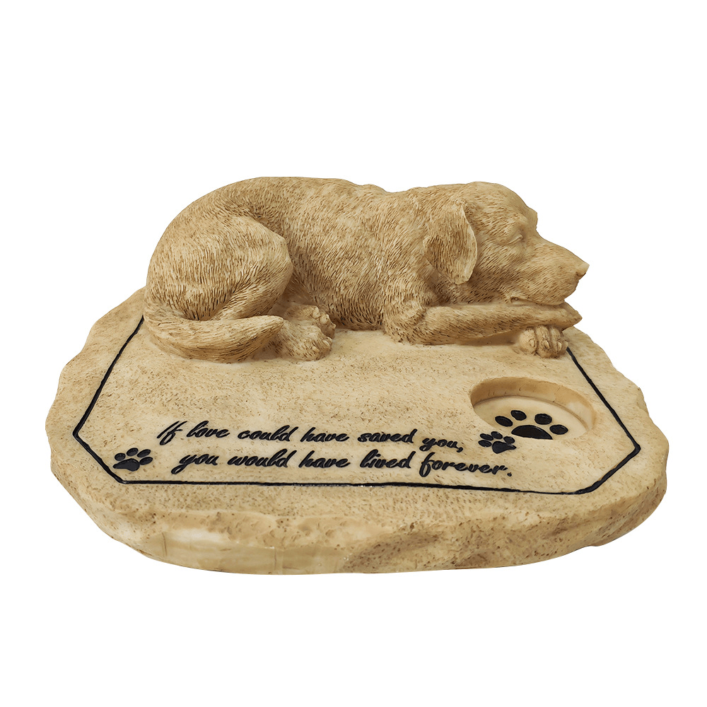 Stones Dog-Memorial-Stones Personalized with Dog-On-The-Top JSYS