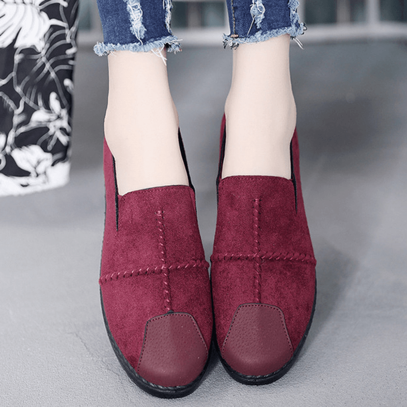 Women Casual Suede Soft Sole Loafers