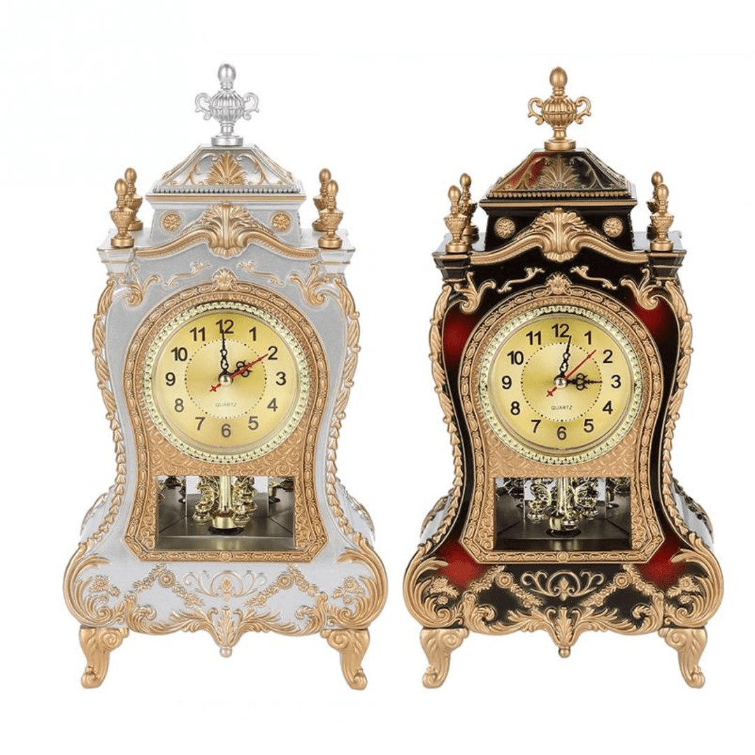 Desk Pendulum Alarm Clock Vintage Clock Classical Cabinet Creative Imperial Furnishing Sit Pendulum Clock