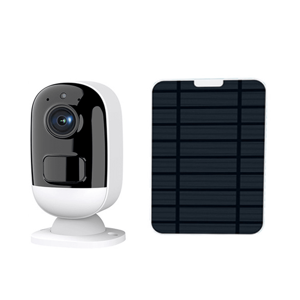 WIFI 1080P HD Outdoor Solar Camera Low Power Alarm Solar Panel Camera IP66 Waterpoor Cam for Home Security