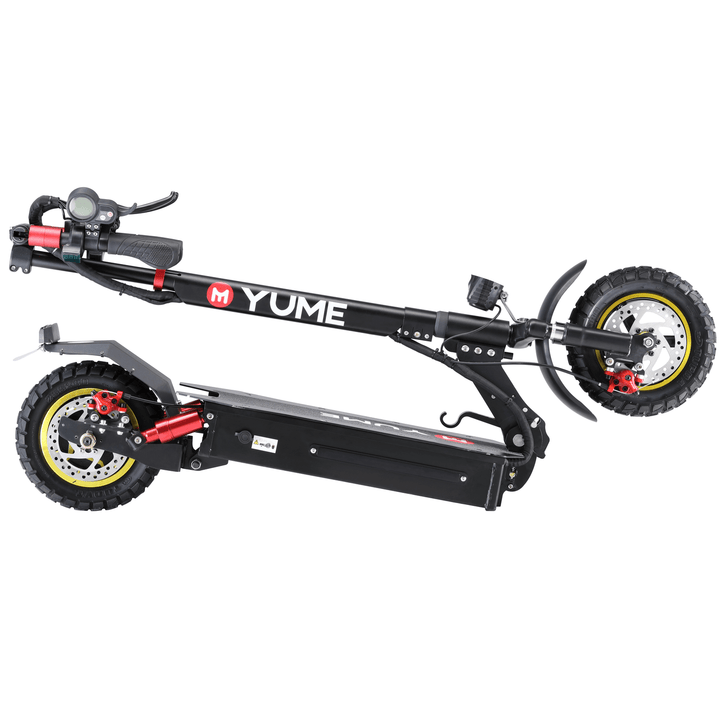 YUME S10 13Ah 48V 1000W Folding Electric Scooter 45-50Km/H Top Speed 35-40Km Range Mileage Double Brake System Max Load 120Kg