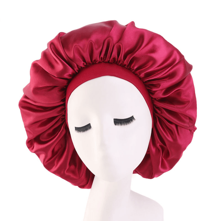 Adjustable Sleep Night Cap Head Cover Hat for Curly Springy Hair Styling Accessories for Lady Sleep Cap Headwrap