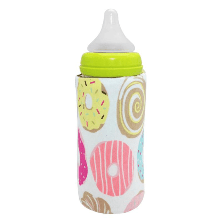 USB Baby Bottle Bag Warmer Portable Milk Travel Cup Warmer Heater Infant Feeding Bottle Bag Storage Cover Insulation Thermostat Bags