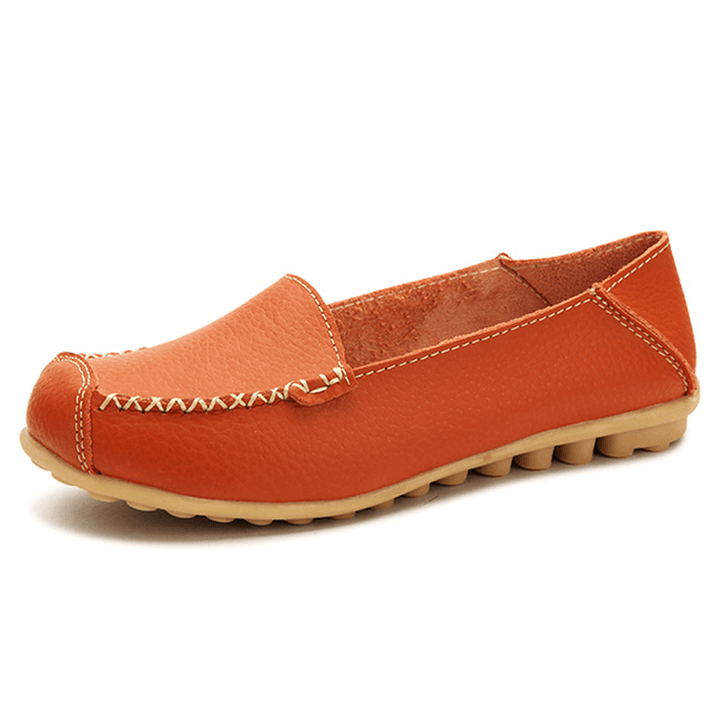 Women Flats Shoes Comfortable Casual Slip on round Toe Soft Flat Loafers Shoes