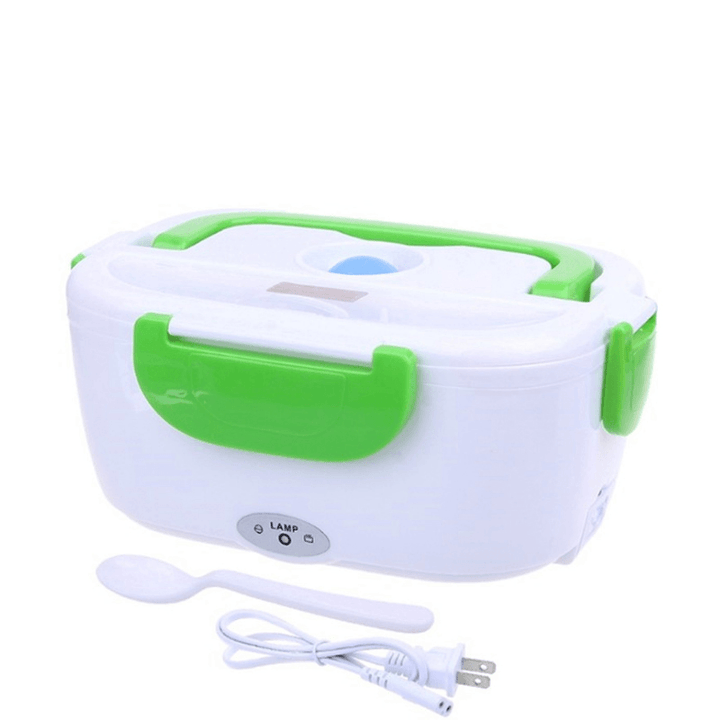 1.5L Electric Lunch Box Car Plug-In Heating Insulated Food Warmer Container Outdoor Travel - MRSLM