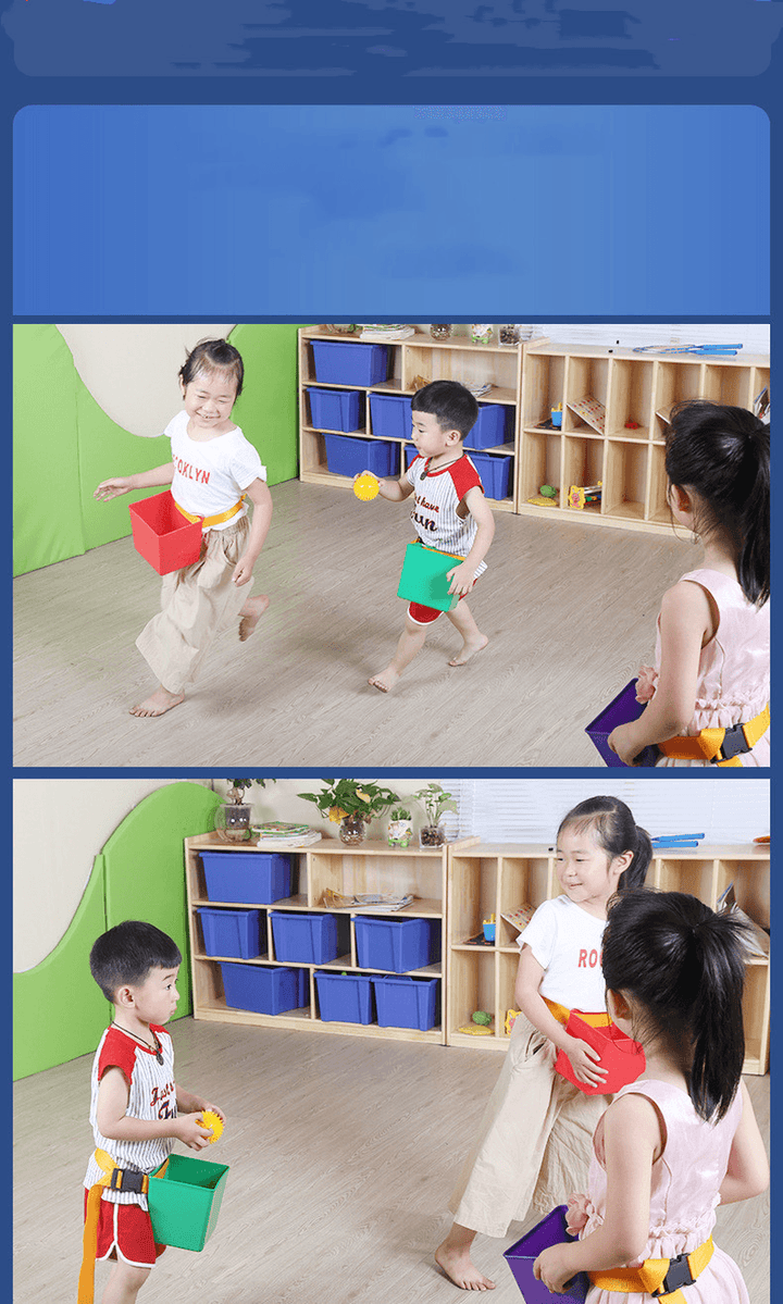 Children'S Bucket Sandbag Waist Hanging Plastic Bucket