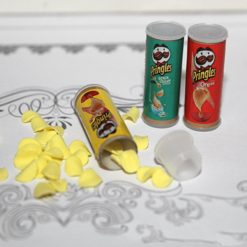 Miniature Food Play Scene Model Shoot Nie Props Mini Simulation Potato Chips