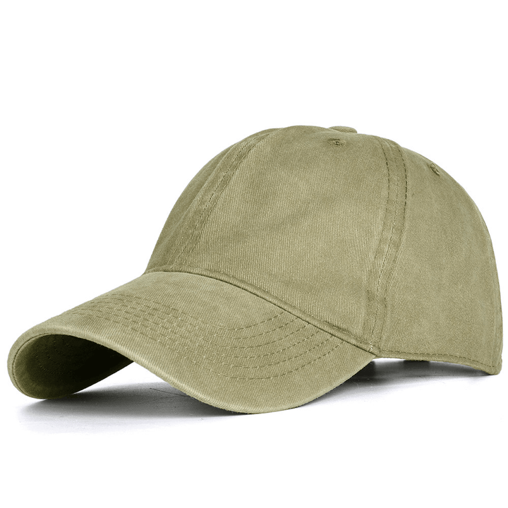 Washed Baseball Caps for Men and Women Outdoor Distressed Sun Hats Simple Caps