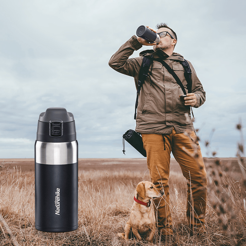 Naturehike NH18T001-T 600Ml Vacuum Cup 316 Stainless Steel Insulation Water Bottle Sports Travel