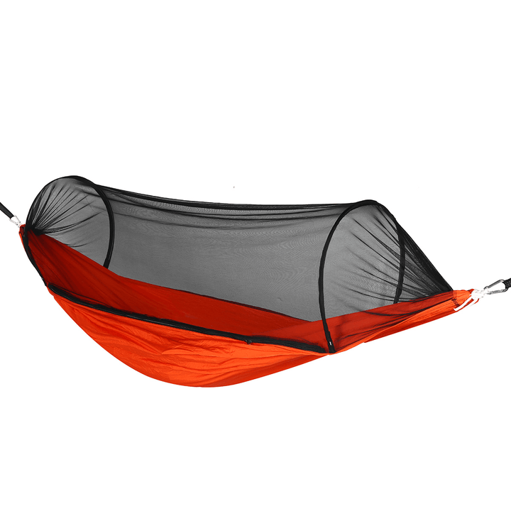 1-2 People Camping Hammock Bed Anti-Mosquito Net Hanging Swinging Folding Travel Beach - MRSLM