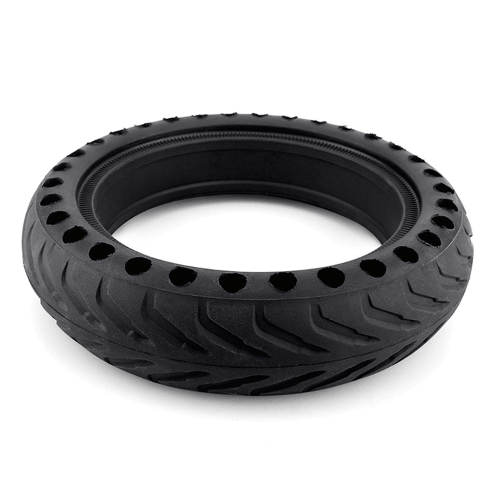 BIKIGHT 21Cm Solid Rubber Rear Tire for M365 Electric Scooter/Electric Scooter Pro Skate Damping Solid Tyres Hollow Non-Pneumatic Tires