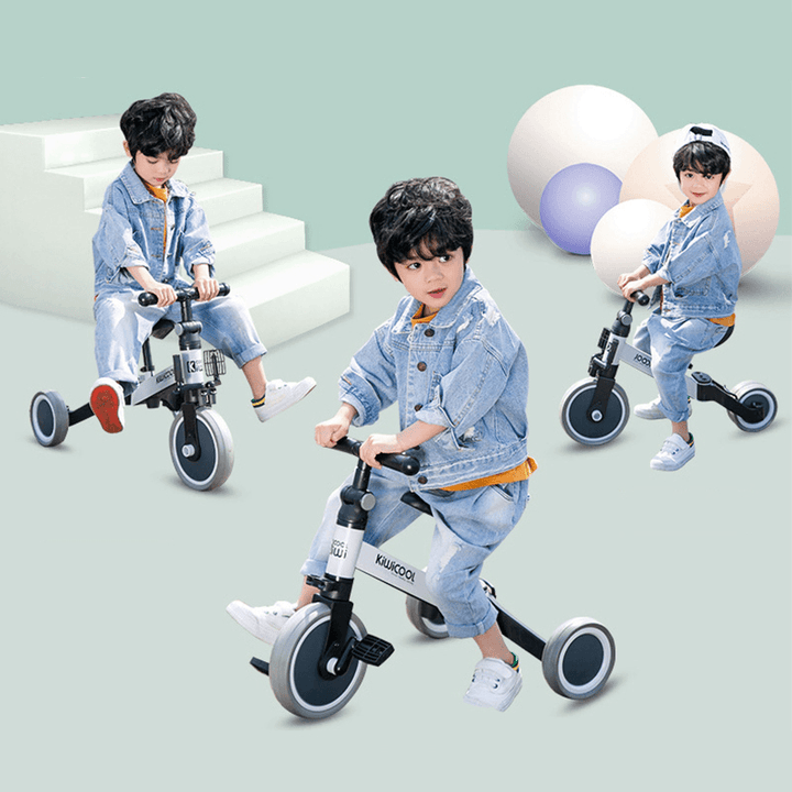 Children'S Two-In-One Balance Scooter 1-3 Years Old Baby Scooter Multifunctional Tricycle