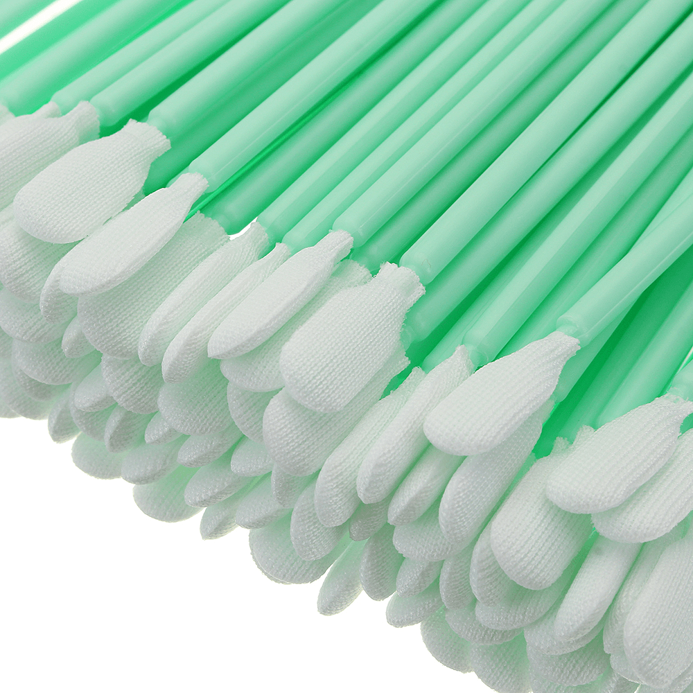 100Pcs Foam Cleaning Swabs Industrial Dust-Free Cotton Swab Sponge Stick Dustproof Rods