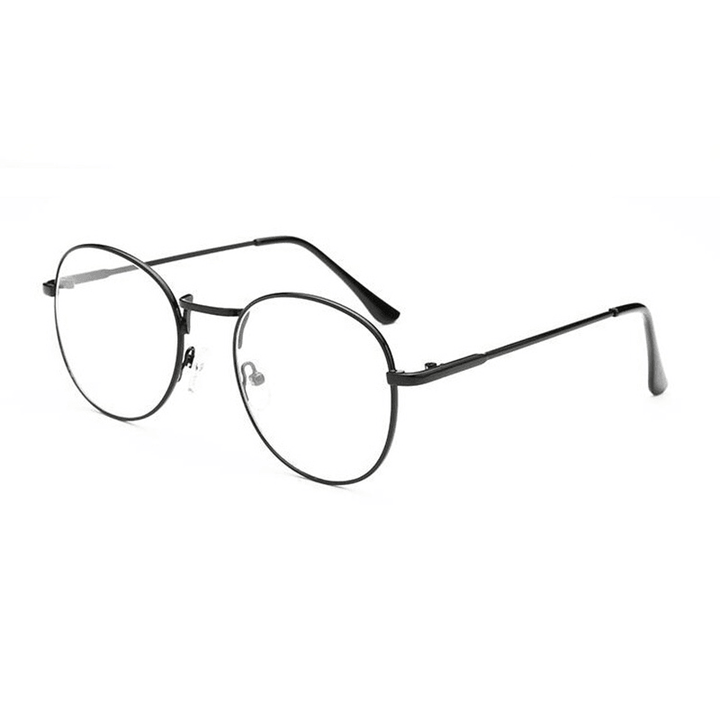 Mens Women Lightweight round Frame Fake Glasses