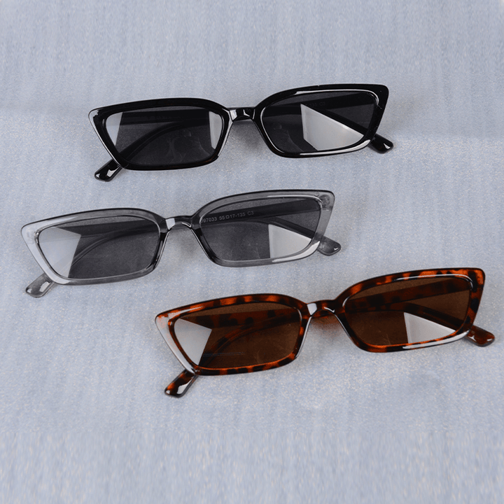 Narrow Frame Sunglasses Two-Tone Sunglasses