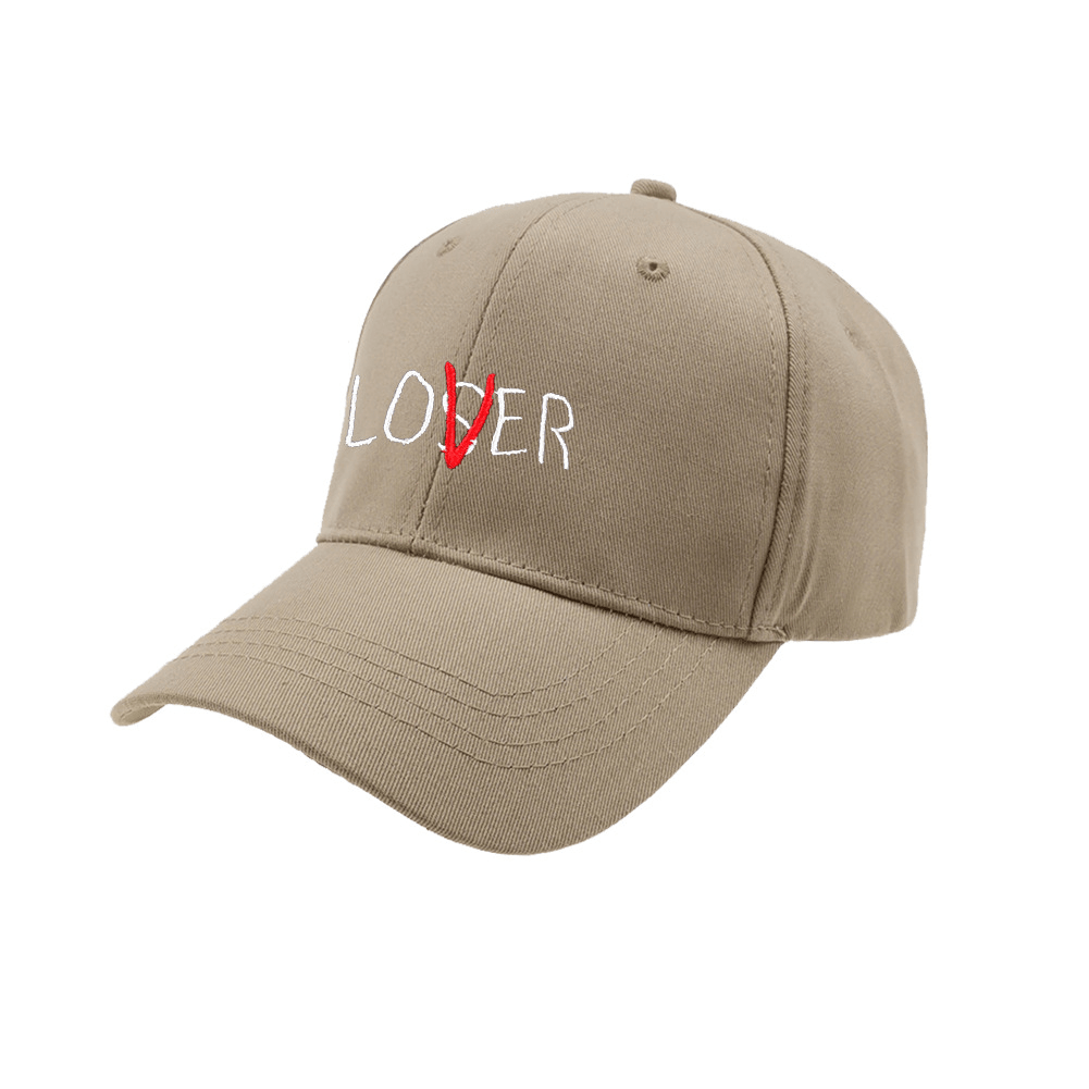 LOSER Letter Embroidery Baseball Hat