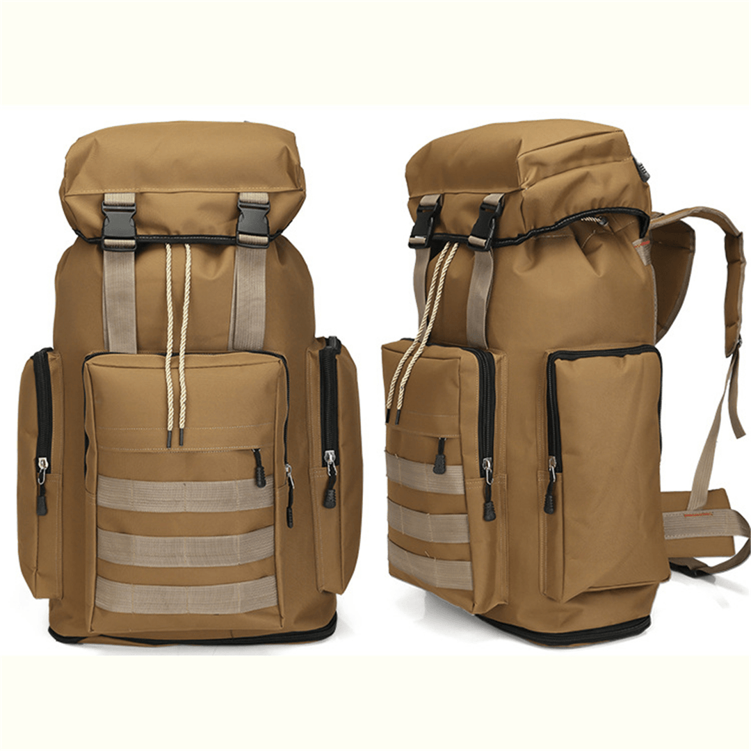 80L Multi-Color Large Capacity Waterproof Tactical Backpack Outdoor Travel Hiking Camping Bag - MRSLM