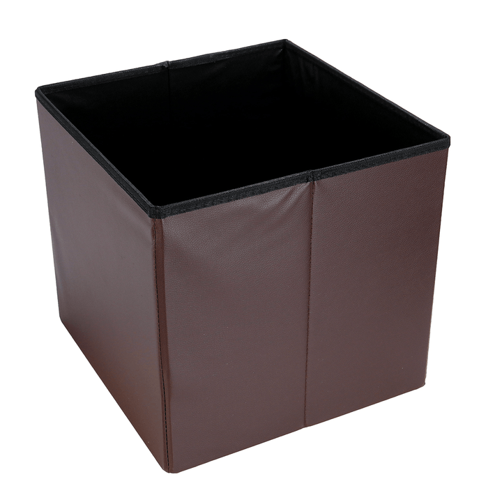 PU Leather Storage Stool Multifunctional Sofa Ottoman Footrest Box Seat Footstool Square Chair Home Office Furniture