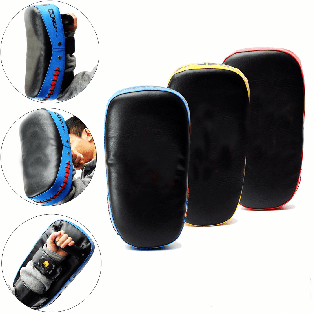 1 Pcs Boxing Hand Target PVC Leather MMA Martial Thai Kick Pad Focus Punch Pads Sparring Boxing Bags