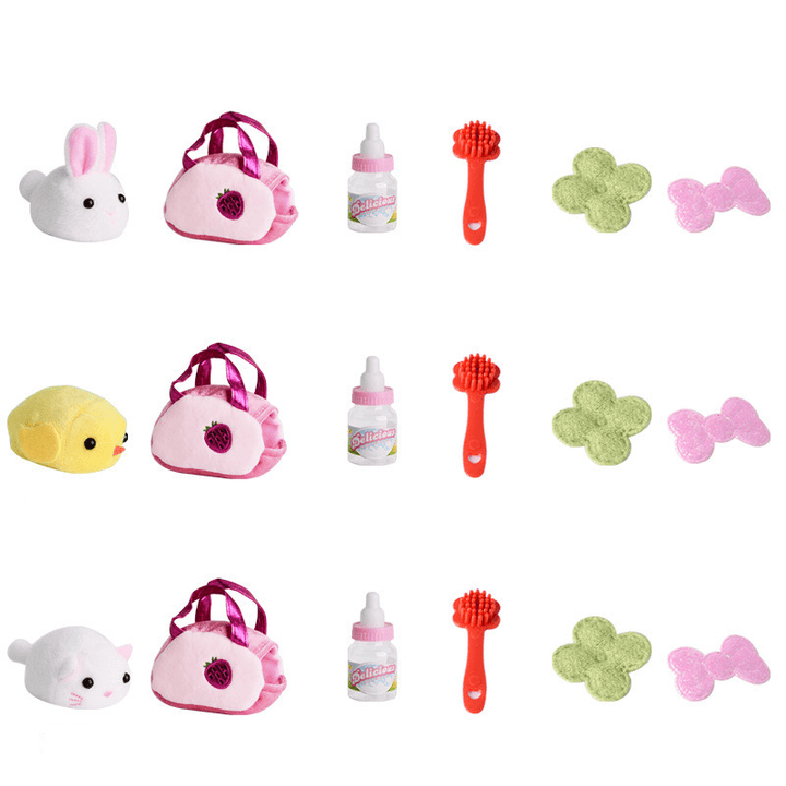 Electronic Induction Pet Cute Rabbit Girl Play House Toy