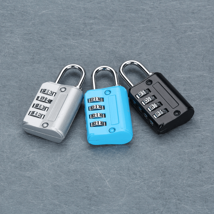 Mini 4 Digit Combination Safety Security Padlock Number Luggage Travel Code Drawer Lock