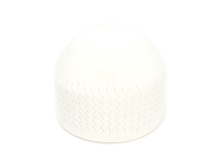 Autumn and Winter Hedging Knitted Wave Jacquard Neutral Dome Warm Woolen Toe Cap