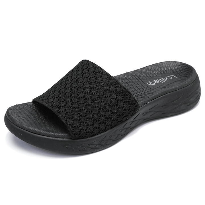 Lostisy Women Beach Mesh Comfortable Lightweight Slippers