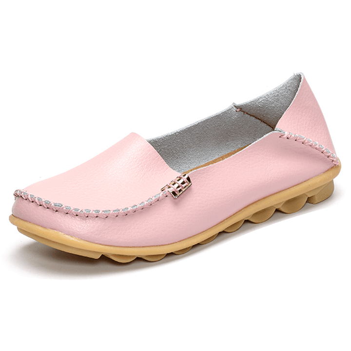 US Size 5-13 Women Flat Shoes Casual Comfortable Outdoor Slip on Loafers - MRSLM