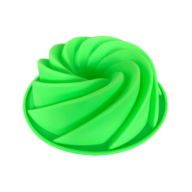 Big Swirl Shape Silicone Butter Cake Mould Baking Mold Form Tools for Cake Mold Baking Dish Bakeware