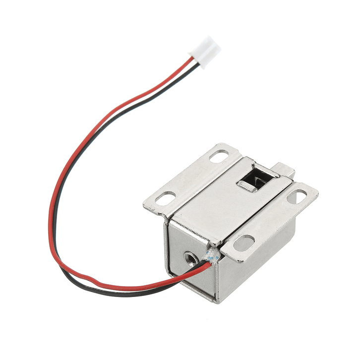 12V DC 0.43A Cabinet Drawer Electric Door Lock Assembly Solenoid Lock 27X29X18Mm